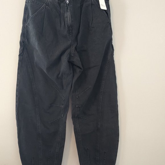 FREE PEOPLE Baggy Clinched Jeans NWT Sz Small - Picture 3 of 4